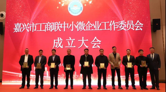 嘉興市工商聯(lián)中小微企業(yè)工作委員會(huì)成立，我司當(dāng)選副主任委員